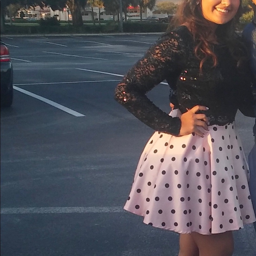Party/Cocktail two piece lace dress style